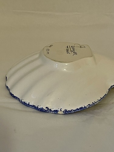 Two Vintage Signed HB Quimper Scallop Plates 4.25”x6” - Picture 11 of 11