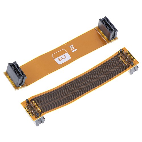 Flexible 80mm SLI Bridge xI-E Cable Video Card Connector UPJ JfJCAUB H4J^qiB.hw - Picture 2 of 9
