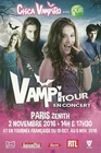 FLYER - VAMPIRE GIRL: IN CONCERT LIVE IN PARIS ( FRANCE) 2016 MINI POSTER