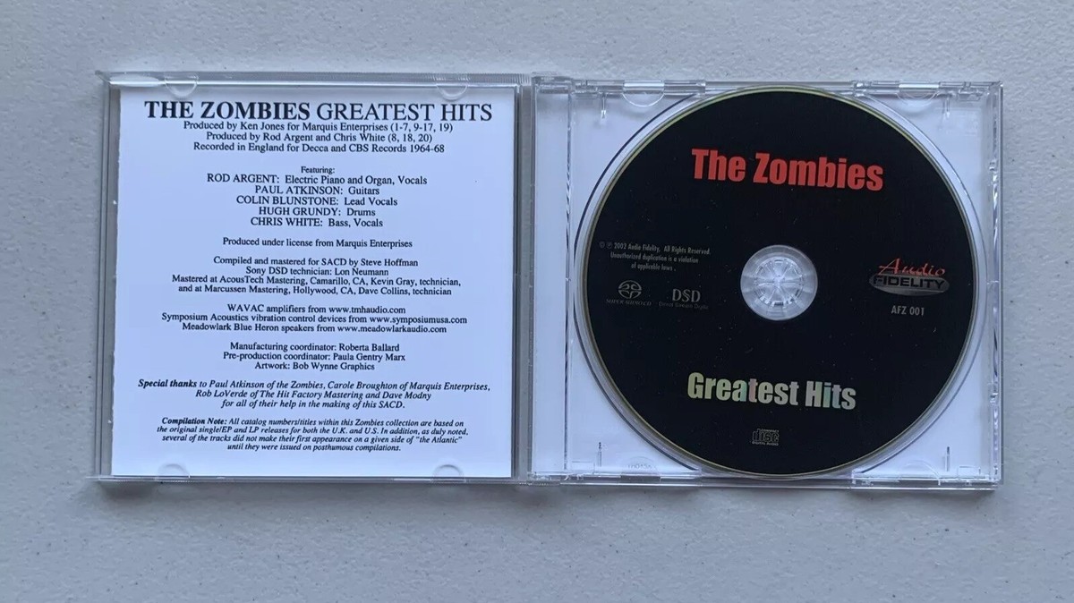 The Zombies - Greatest Hits Super Audio CD 643157200123 | eBay