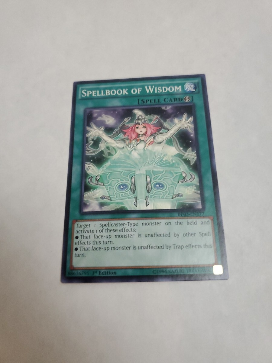 Yu-Gi-Oh! Karte – Spellbook Of Wisdom (REDU-EN060), Rare, 1st Edition, Aus Return Of The Duelist