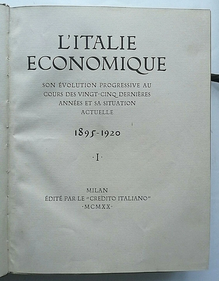 L'Italie Economique 1895 - 1920 Milan Credito Italiano storia economia industria - Immagine 4 di 4