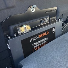 Ford Ranger Next-Gen (July 2022 on) iTechWorld Behind-seat lithium battery mount
