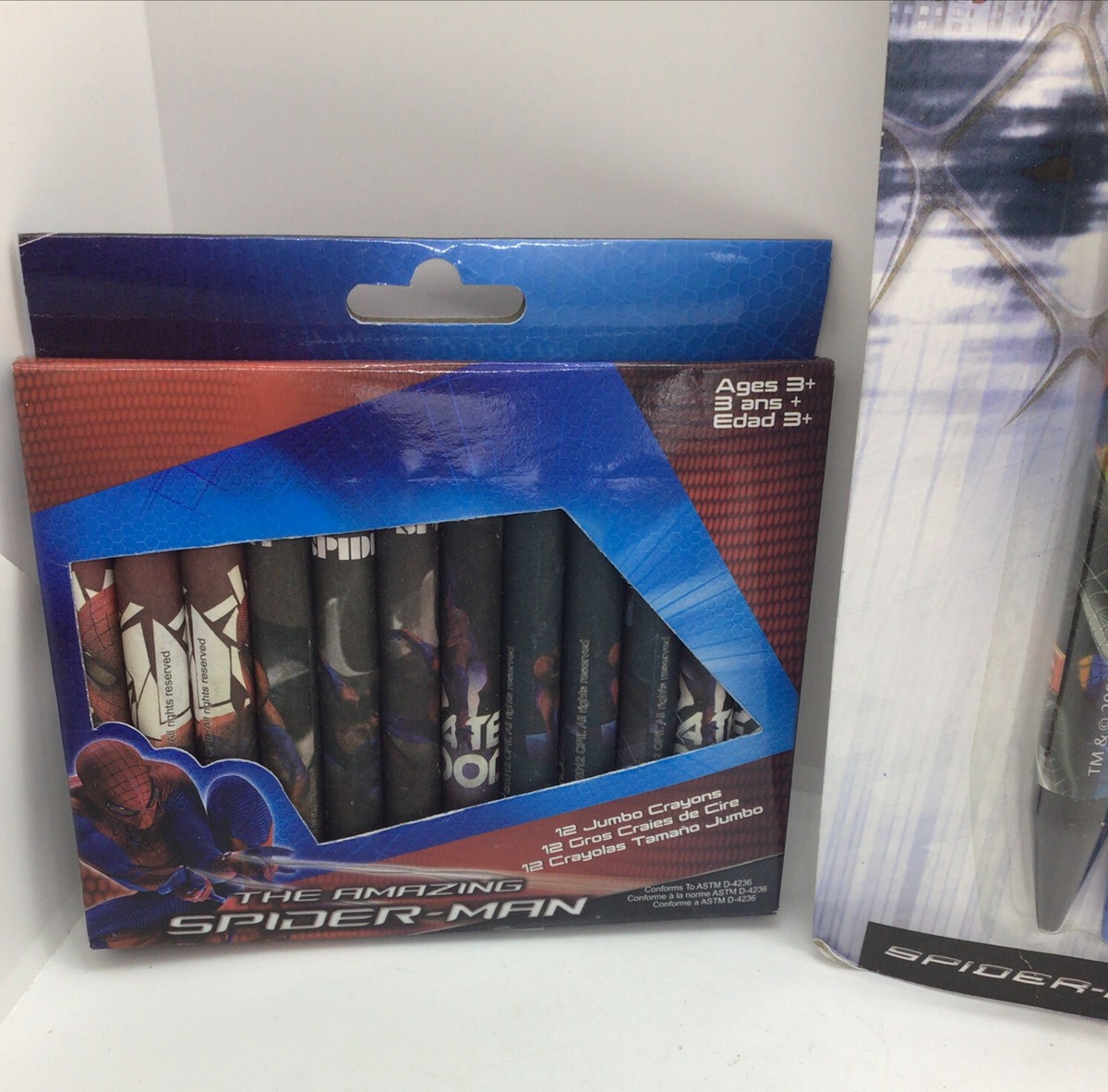 Amazing Spider Man School Supplies Jumbo Retractable Pens And 24