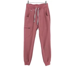 FIGS Zamora Jogger Scrub Pants Mauve Pink Size XXS