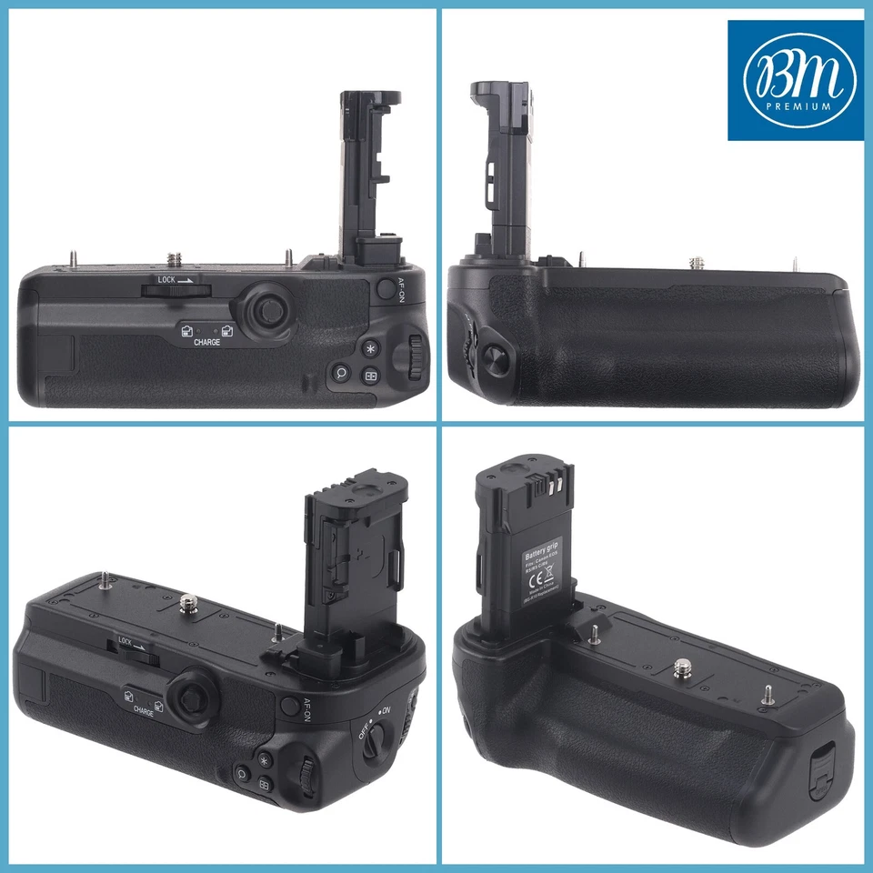 Сменная батарейная ручка BG-R10 для Canon EOS R5, R5C, R6 + 4 LP-E6NH батареи - Изображение 2 из 4