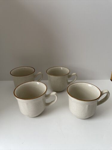 Ensemble de quatre tasses à café en grès baroque Hearthside Japon 3"" - Photo 1 sur 12