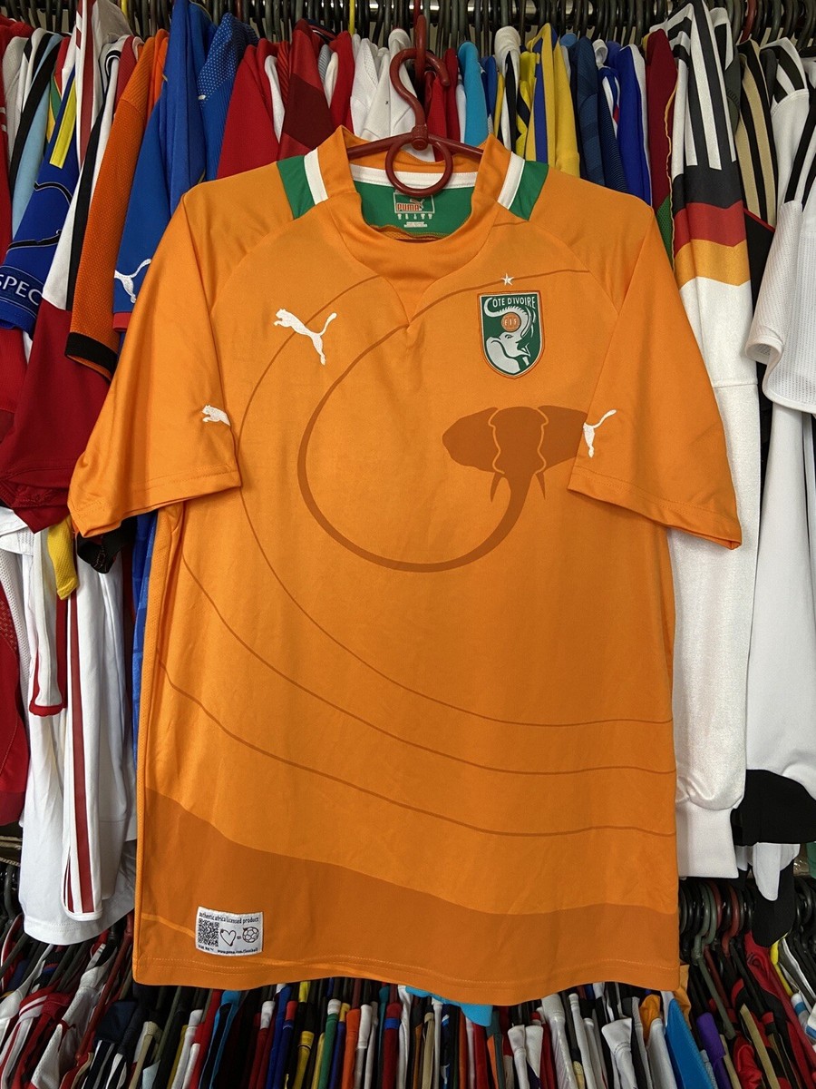 COTE DIVOIRE IVORY COAST 2012 2013 HOME SHIRT JERSEY PUMA sz M MEN
