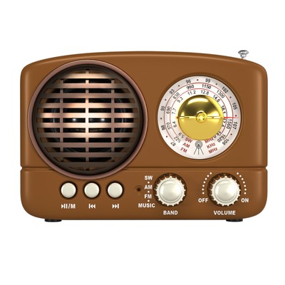 Retro Style Decorate Radio Mini Multifunction Music Player Bluetooth Speaker A6