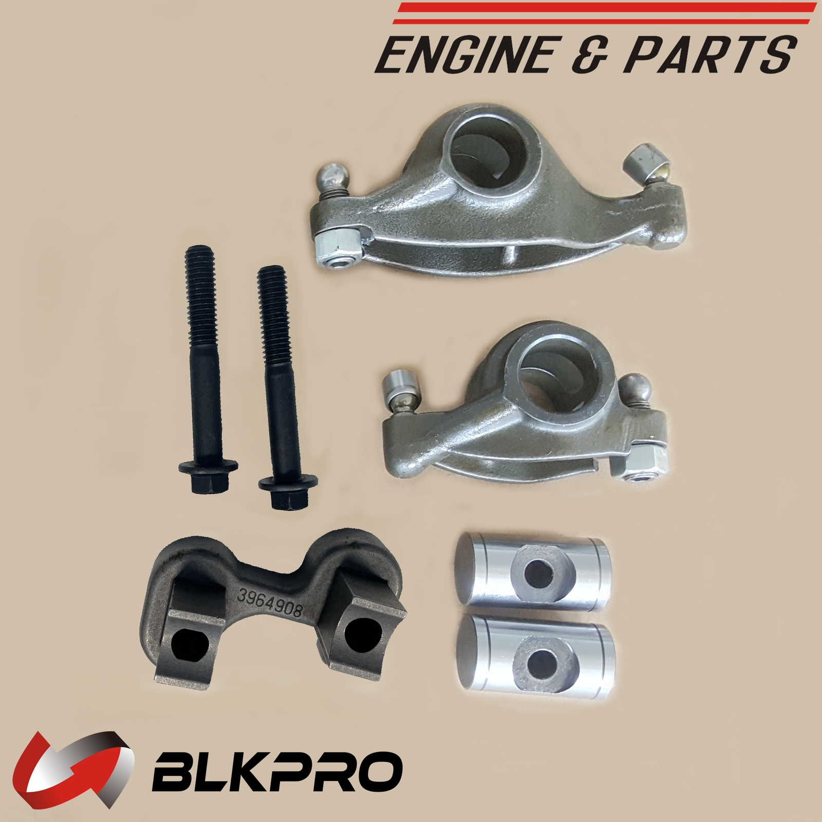 1* Intake Exhaust ROCKER ARMS + Shafts set Cummins For 24V 5.9 6.7 QSB ...