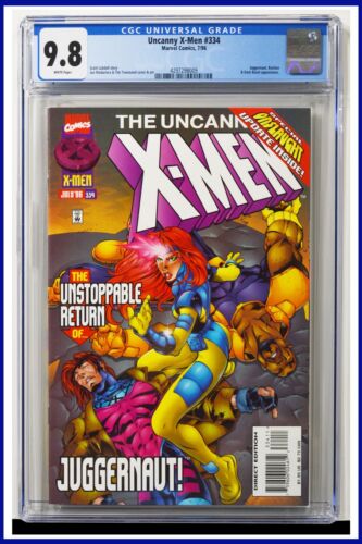 Uncanny X-Men #334 CGC Graded 9.8 Marvel July 1996 White Pages Comic Book. - Picture 1 of 2