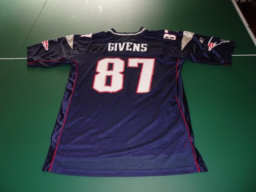 Men's Reebok NFL Size XL New England Patriots Football Jersey 87 David Givens - Picture 11 of 18