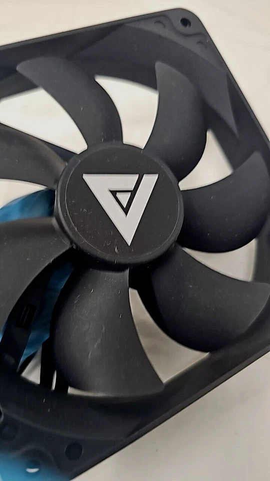 Apevia CF1012S-BK Computer Case Fan Black 120mm 3 Pin 57 CFM Original Black - Image 3 of 4