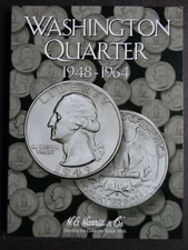 He Harris Washington Quarters Coin Folder 1948-1964 Number 2 Album Book 2689