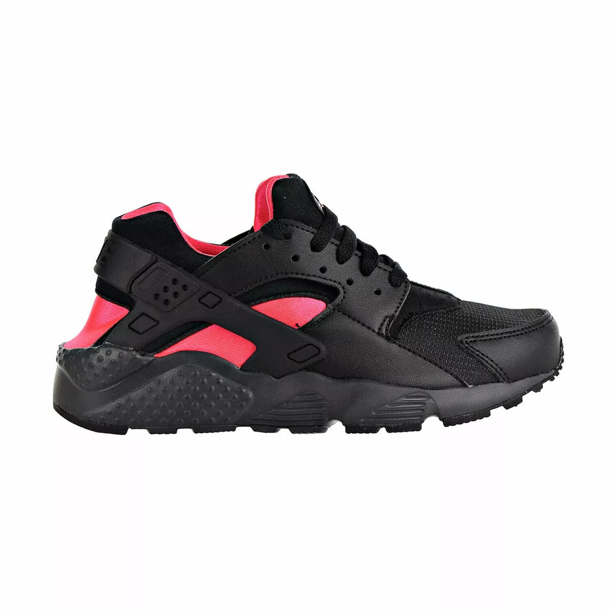 NIKE AIR HUARACHE RUN GS KIDS BLACK ANTHRACITE RED 654275 037 | eBay