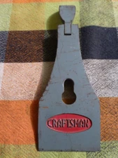-Vintage- Early Craftsman Carpenter Hand Plane Blade Cover Lock USA