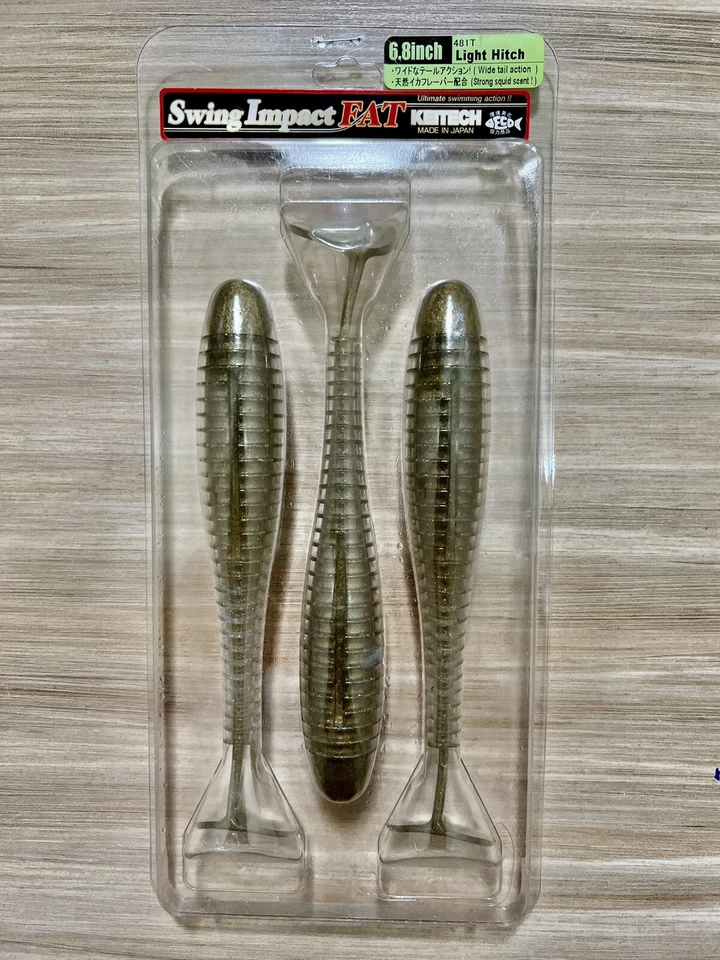 Ceitech Swing Impact Fat Paddle Tail Swimbaits, pesca de lubina, ¡Envío gratuito! Nuevo con etiquetas Foto 2 de 4