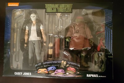 NECA Teenage Mutant Ninja Turtles Casey Jones & Raphael In Disguise 2 Pack