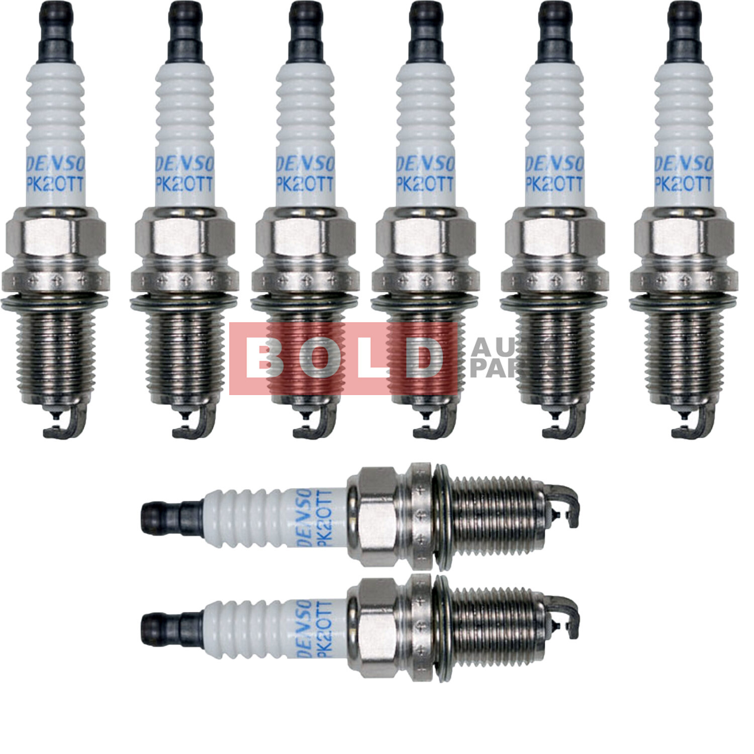 DENSO PLATINUM TT Spark Plugs Set of 8 for 2000-2010 BMW X5 4.4L 4.6L 4.8 V8