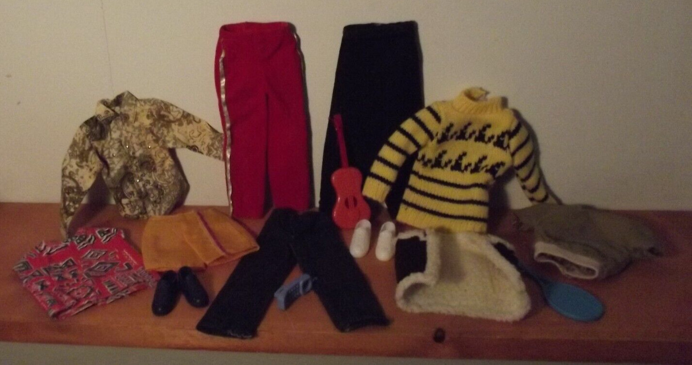 Barbie Ken Lot of MIXED CLOTHES SHOES AND  ACCESSORIES LOT 2