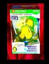 Dolfino Frontier All-in-one Full Face Snorkel Mask Adult Small/Med Works W GoPro