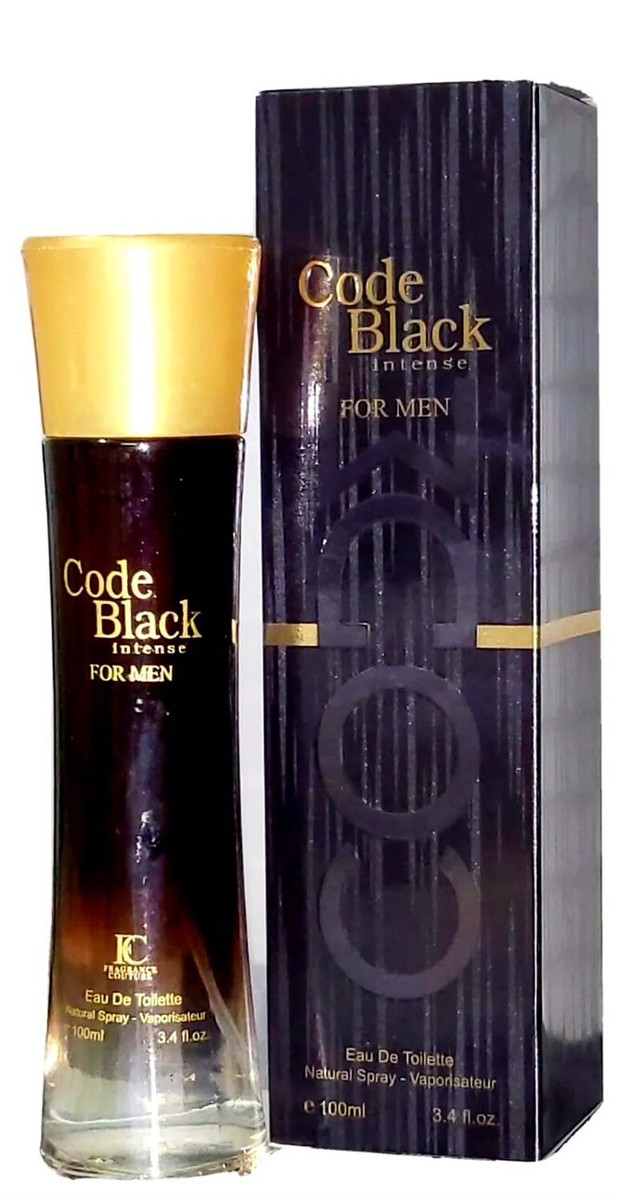 perfume for men CODE BLACK 100ml 3.4fl.oz Long Lasting Natural