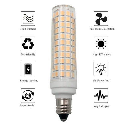 1PC 15W LED Bulb E11 E12 E14 BA15D 110V 220V 136 LED 2835 Ceramic Light Dimmable - Picture 11 of 53