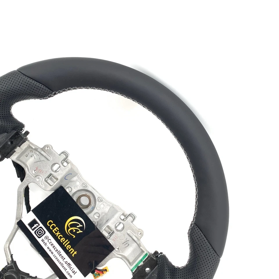 Volante de fibra de carbono real para Lexus ES300/ES350 2013-2016/GS350 2013-2015 Foto 3 de 4