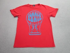 VINTAGE Paul Smith Shirt Mens M Red Sumer Sonic Sounds Skull adult