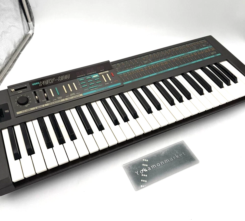 Korg Poly-800 Analog Synthesizer KeyBoard Music Excellent AC100V - Image 4 of 4