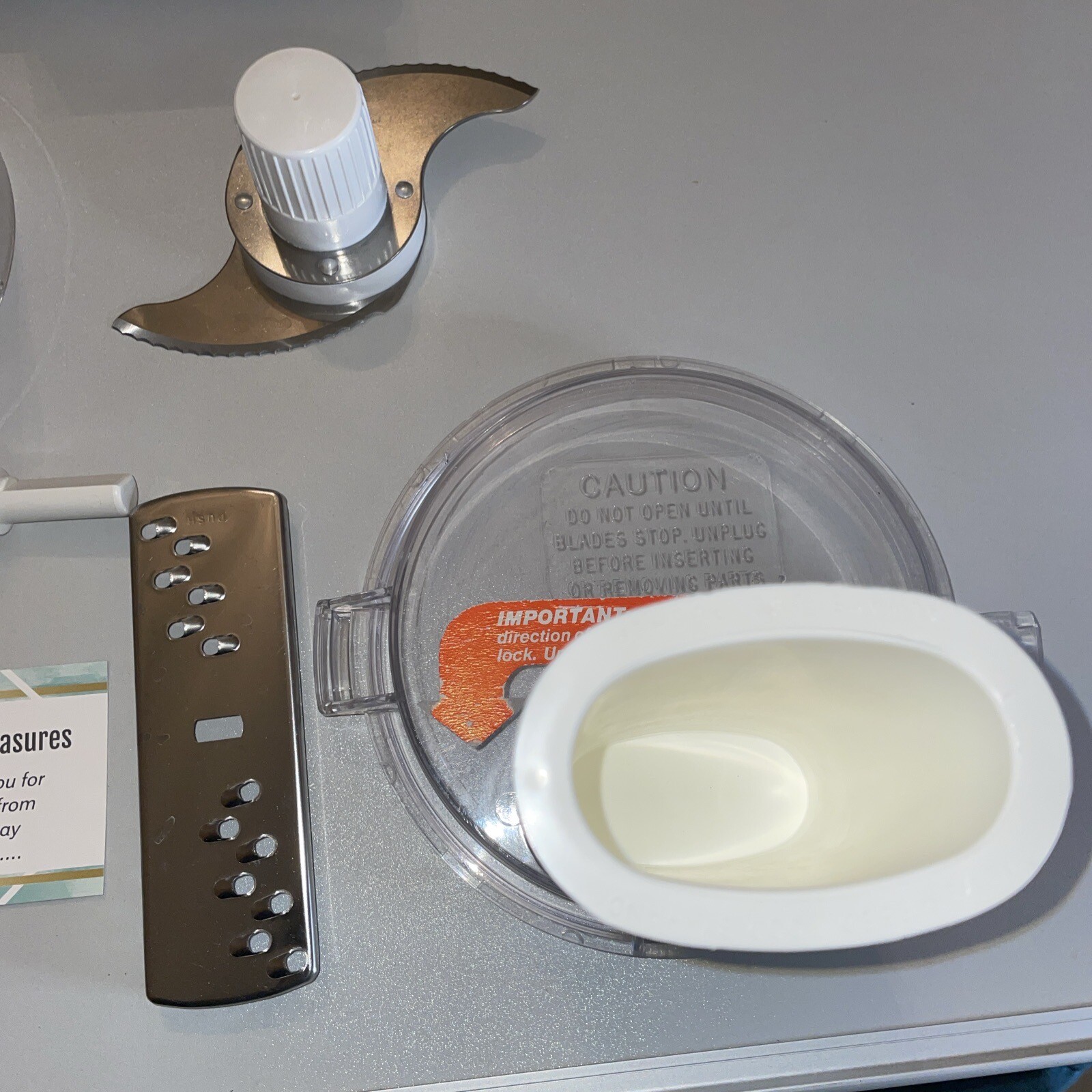 Vintage Hamilton Beach Dual Speed Food Processor Scovill Model 7024