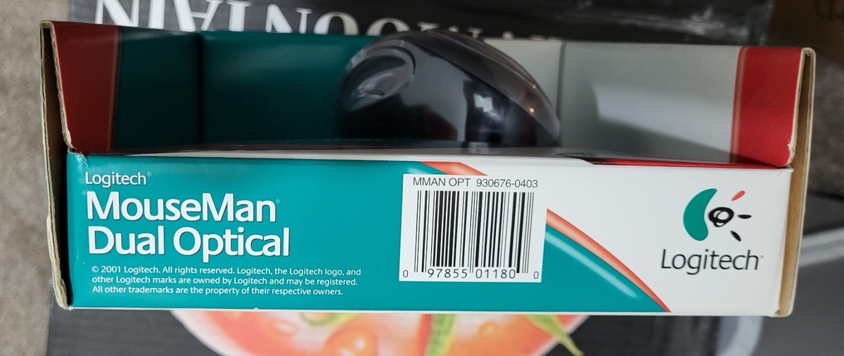 Logitech MouseMan Dual Optical Mouse NOT Cordless M-BL63B