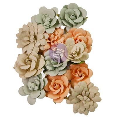 Prima Marketing Paper Flowers 12/Pkg-Airy Bliss, In The Moment
