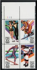 Scott#: 2067 - 1984 Winter Olympics: Ice Dancing 20¢x4 1984 Plate Block MNHOG