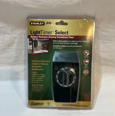 Outdoor  Darkness Sensing Countdown Timer Stanley LightTimer Select