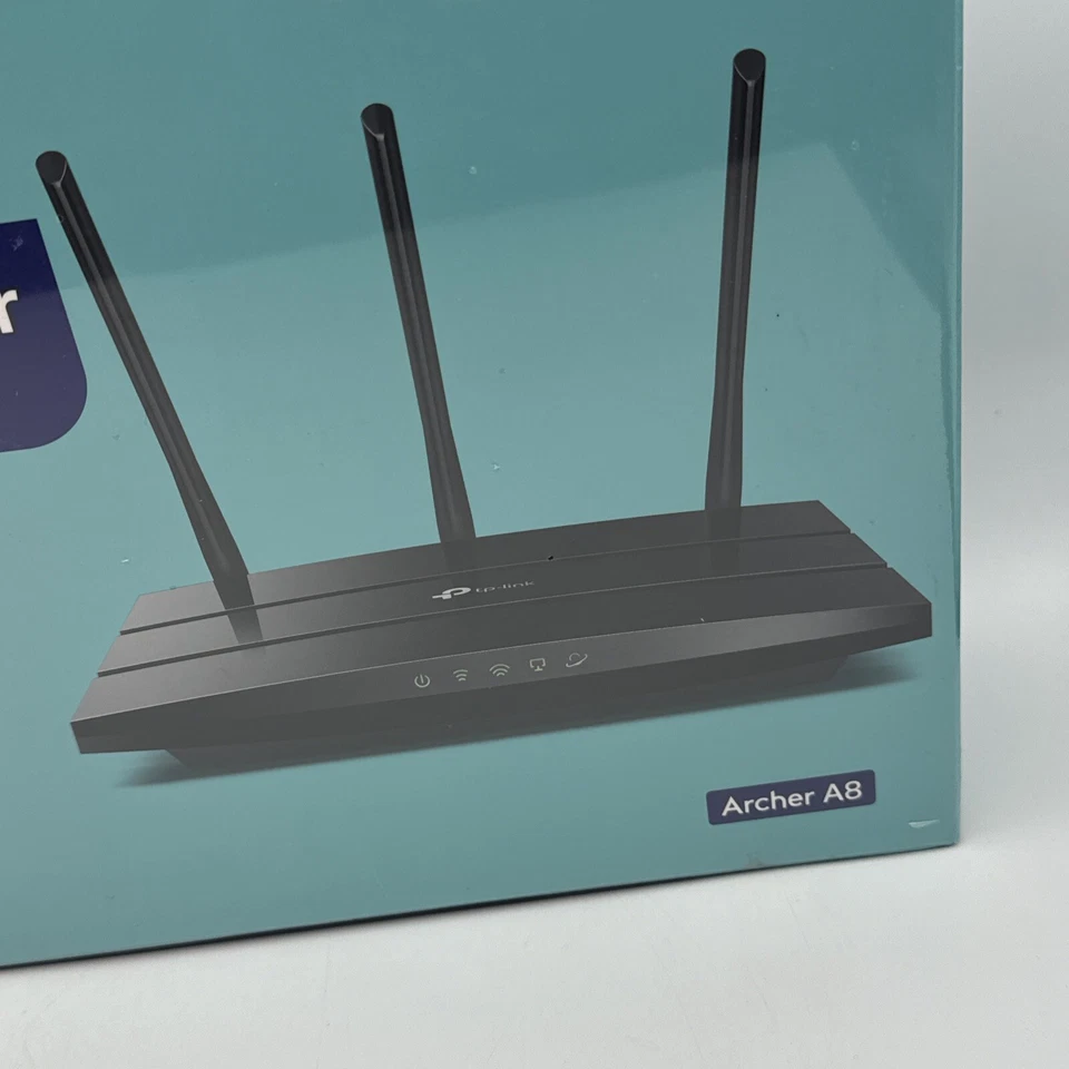 Tp-Link Archer A8 AC1900 Wi-Fi 802.11ac Dual Band MU-MIMO Router NIB~Sealed - Image 3 of 4