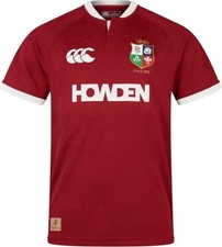 Image of Canterbury British and Irish Lions 2025 Short Sleeve T-Shirt Rugby Mens Red