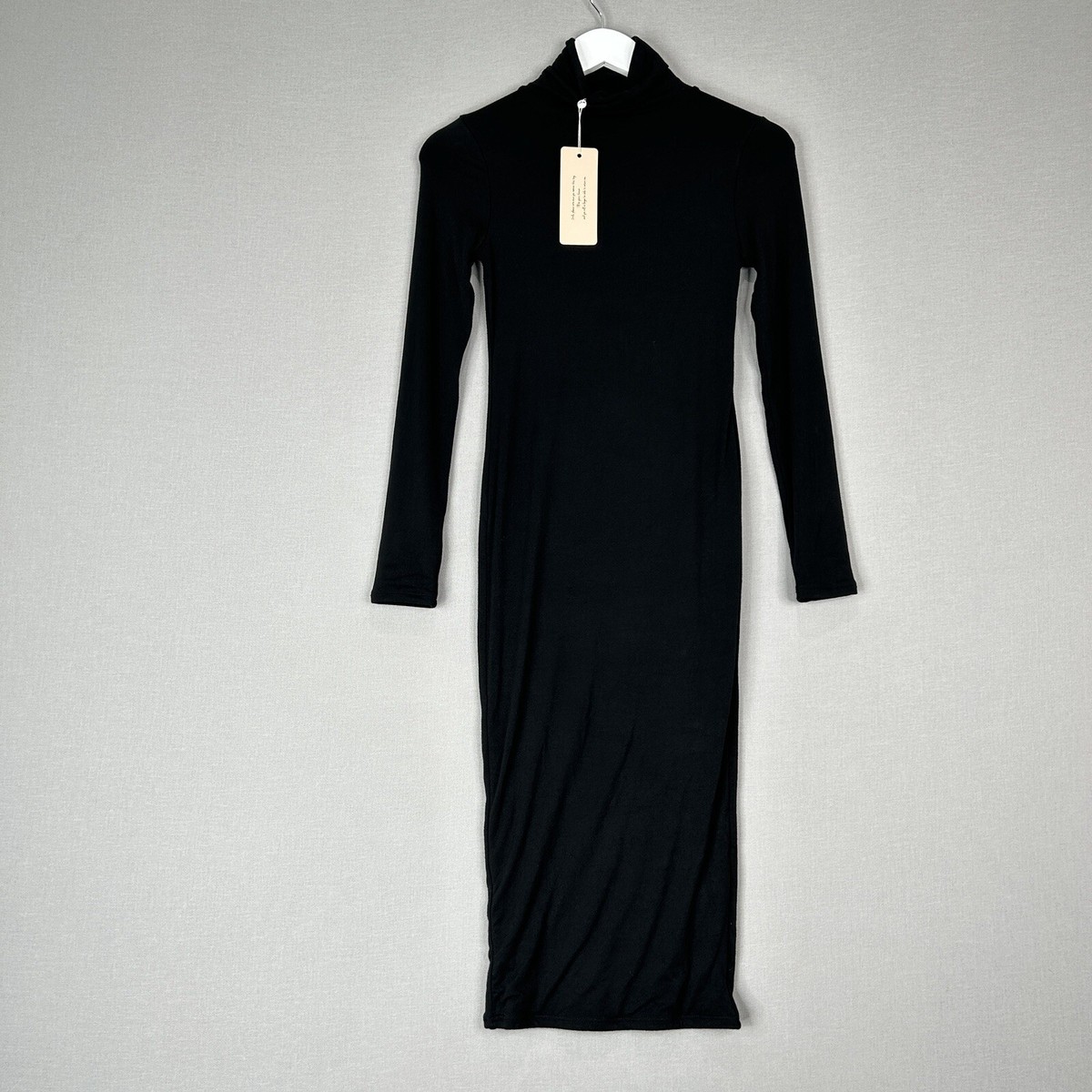 Re Ona Revolve Womens Dress Medium Black Turtleneck Midi Fitted Sculpt Minimal | eBay Re Ona Revolve Womens Dress Medium Black Turtleneck Midi Fitted Sculpt Minimal | eBay