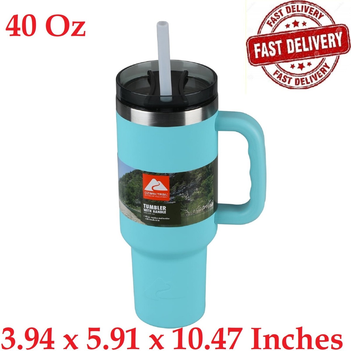 Ozark Trail Tumbler 32 Oz Ozark Tumbler Handle Trail Tumblers , Black