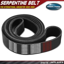 88.58 in Heavy Duty Serpentine Belt for International Harvester 4300 4400 4300LP