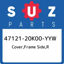 47121-20K00-YYW Suzuki Cover,frame side,r 4712120K00YYW, New Genuine OEM Part