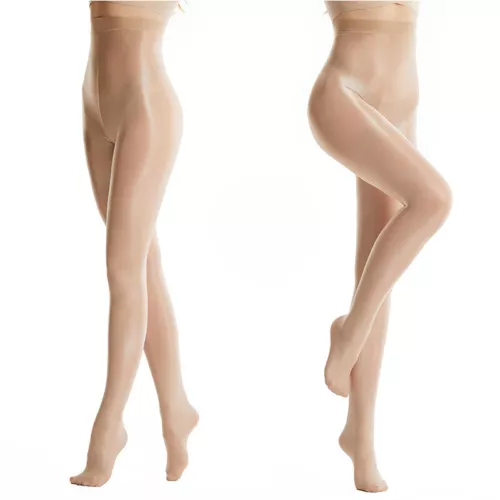 NEU 70d Shaping Tights Tanz Yoga Strümpfe 220lbs Plus Size Oil Shiny Pantyhose - Bild 12 von 20
