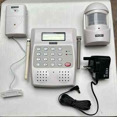 Digiteck T068RSK4 GSM Auto Dialer Kit - komplettes Sicherheitswarnsystem mit Fernbedienung