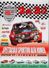 Alfa Romeo Alfetta Gtv Corsa Rally Original 1999 Poster 61cm X 43cm