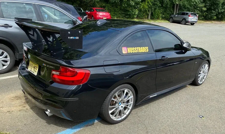 ️‍🔥 NRG 69" 3X3 FIBRA DE CARBONO GT ALERÓN MALETERO para BMW Coupé/Sedanes/Verts Foto 4 de 4