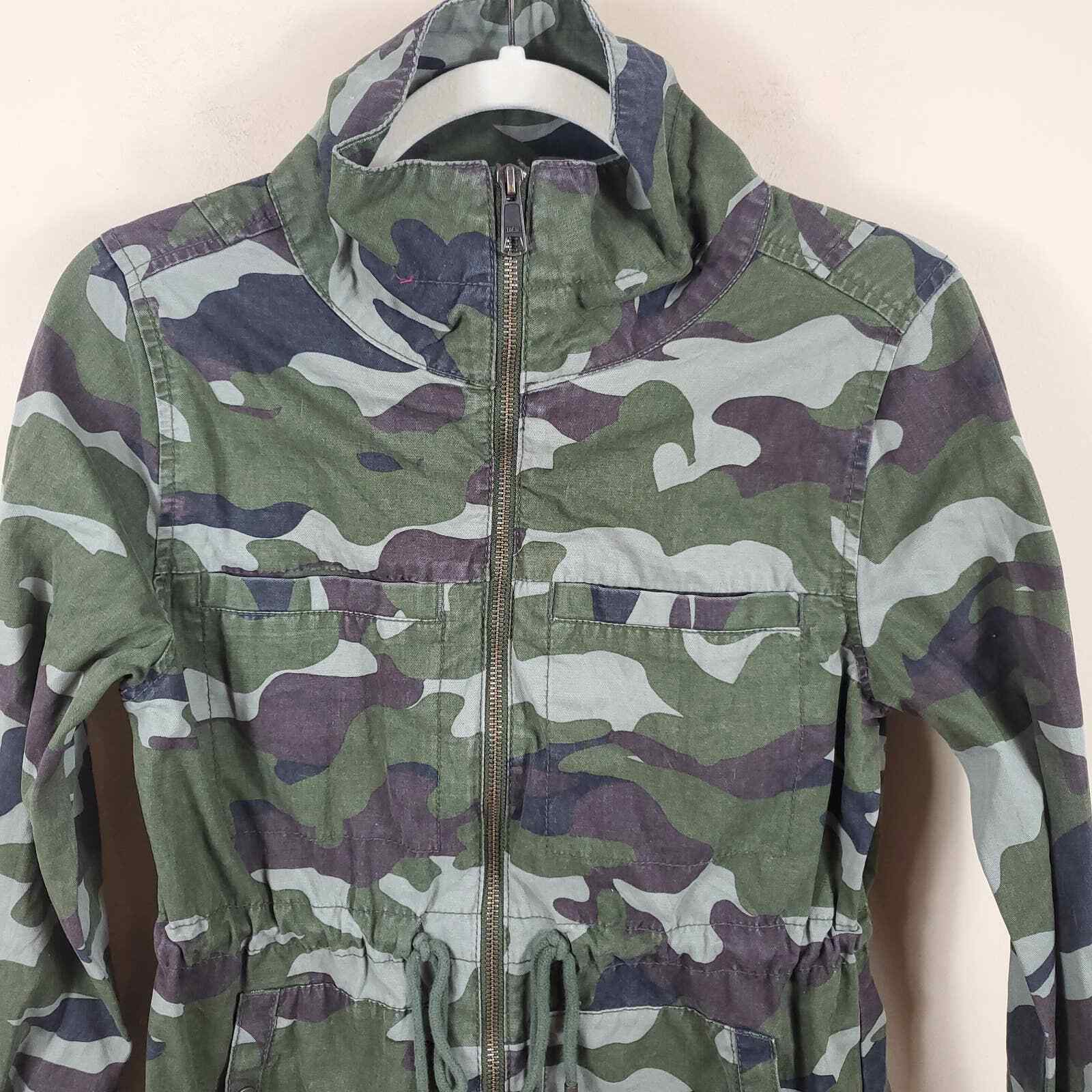 Old Navy Camouflage Field Jacket Size XS - image 4