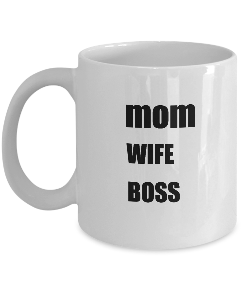 mom boss coffee mug