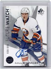 2016-17 SP Authentic Future Watch Autograph Rookie Anthony Beauvillier RC Auto