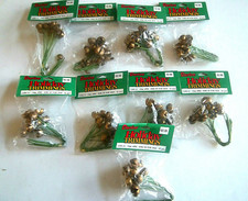 1 Pkg 12 Pcs Darice Gold Cones On Picks Holiday Trimmings Xmas Crafting Supplies