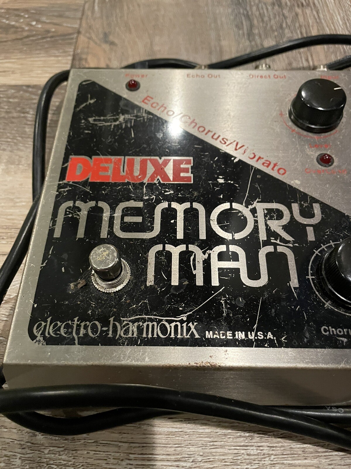 ElectroHarmonix Deluxe Memory Man Echo Chorus Vibrato Pedal VINTAGE eBay